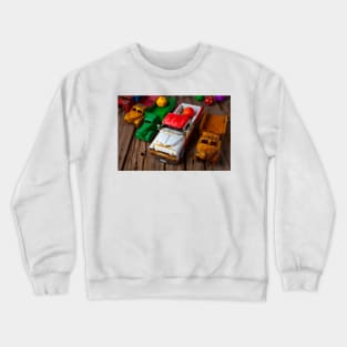 Five Old Trusty Toy trucks Crewneck Sweatshirt